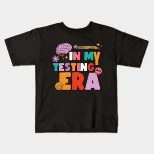 In My Testing Era, Retro Test Day Era 2024 Kids T-Shirt